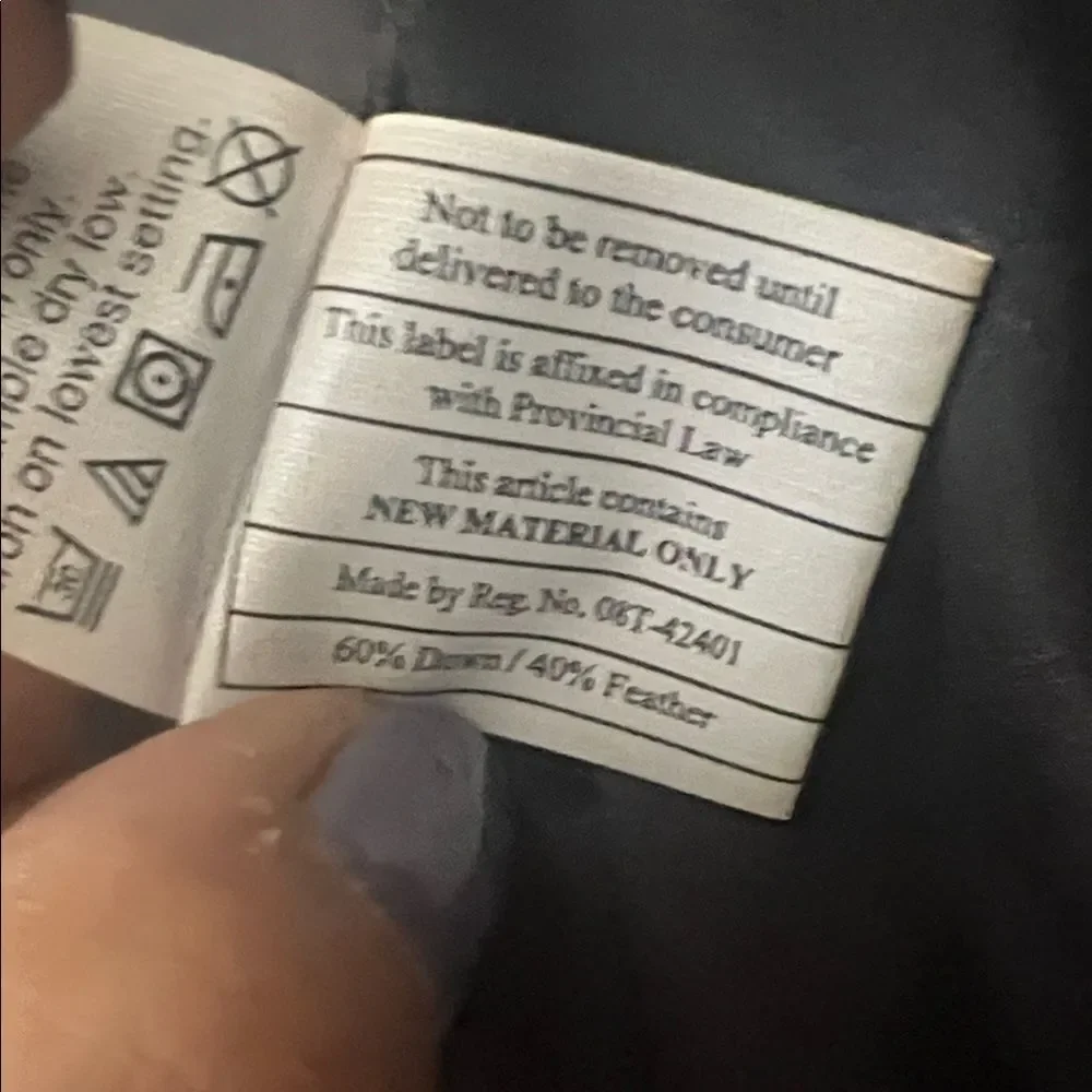 J.Crew Paid Quilted Down filled Front Zip Up Vest in Blk/Charcoal in Size Small